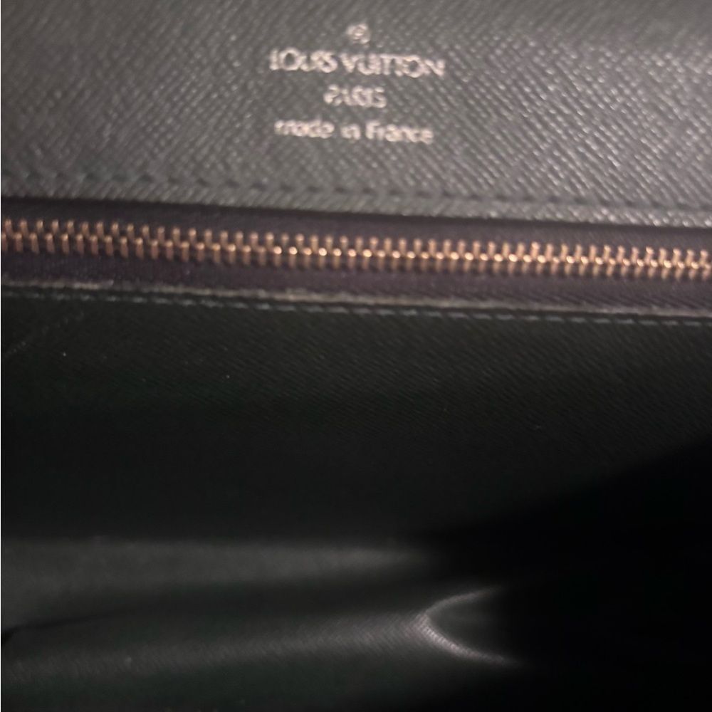 LOUIS VUITTON Pochette Kourad Episea Taiga Clutch Bag - Picture 8 of 11
